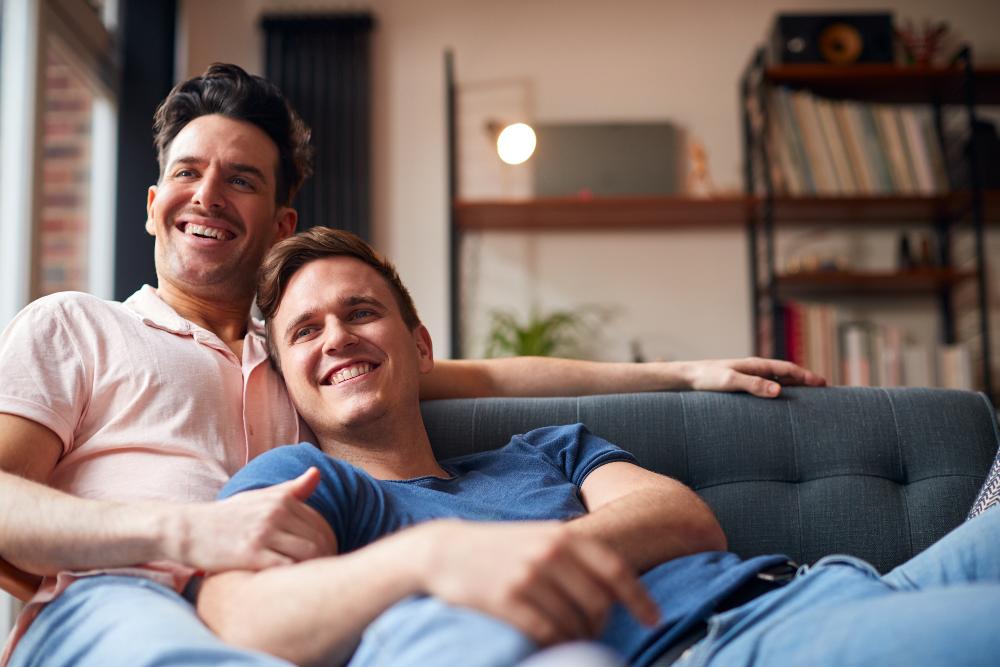 Couple on couch | Counseling in Seattle