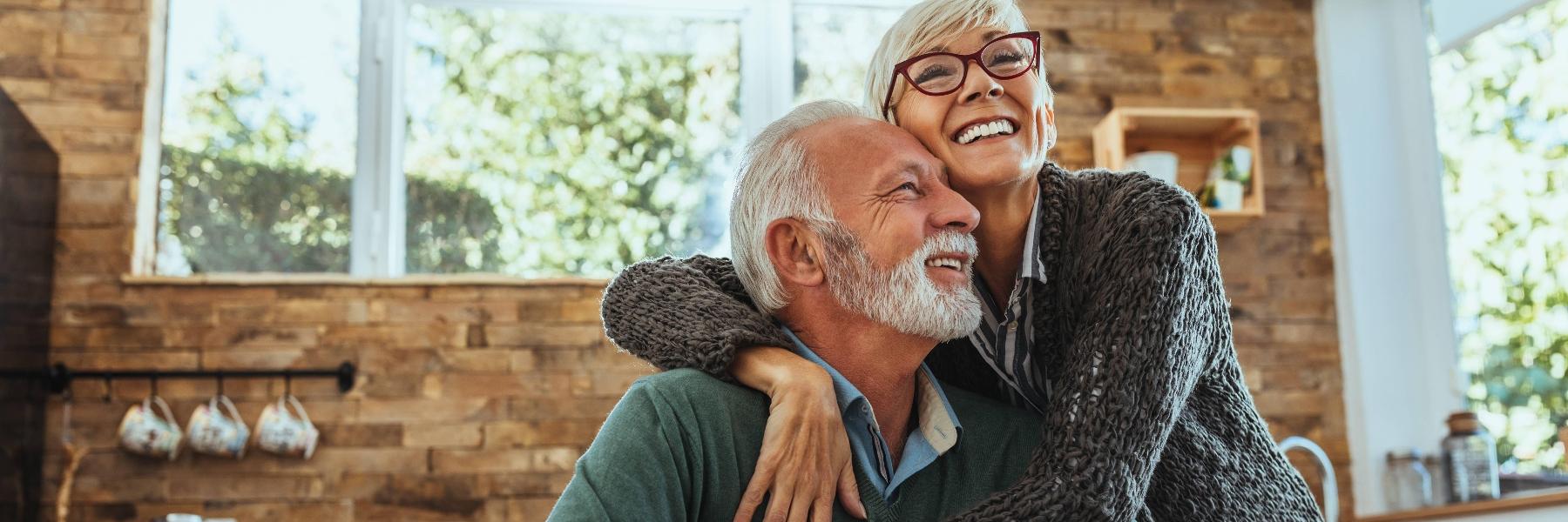 Couple happy together in kitchen | Therapist in Seattle