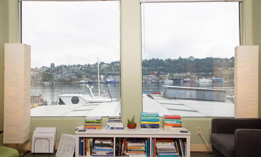 View from interior of office | individual counseling seattle